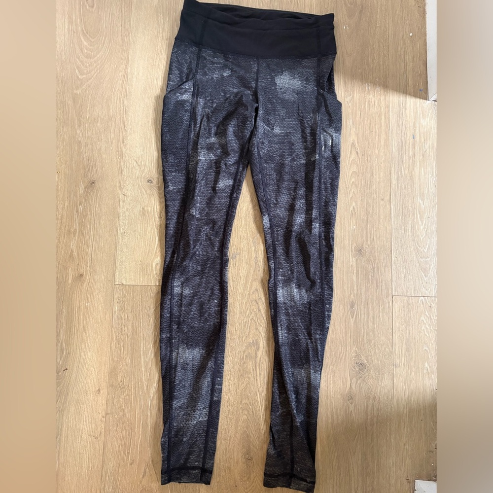 Lululemon Snakeskin Patterned Leggings
